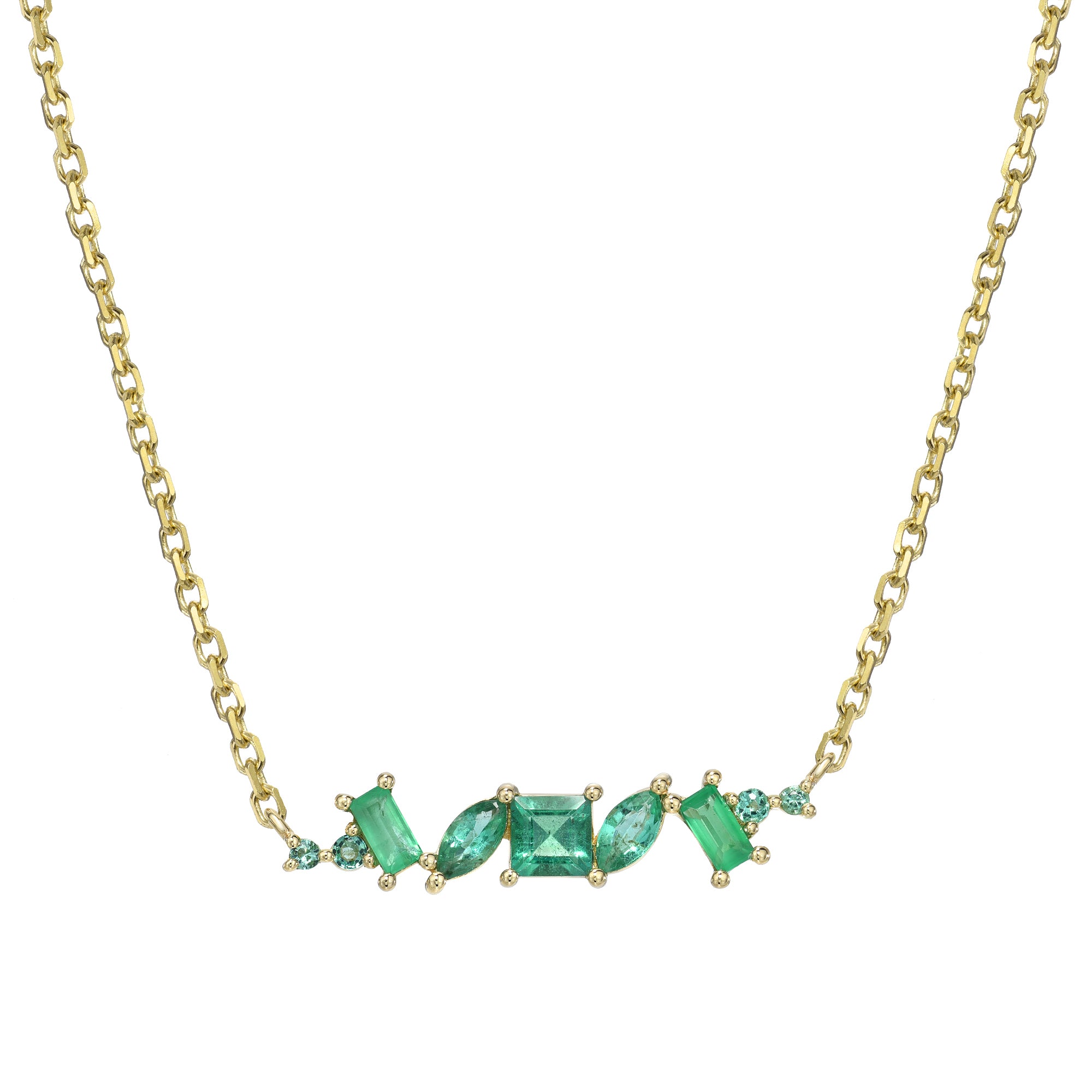 Meredith Young Emerald Chaos Necklace