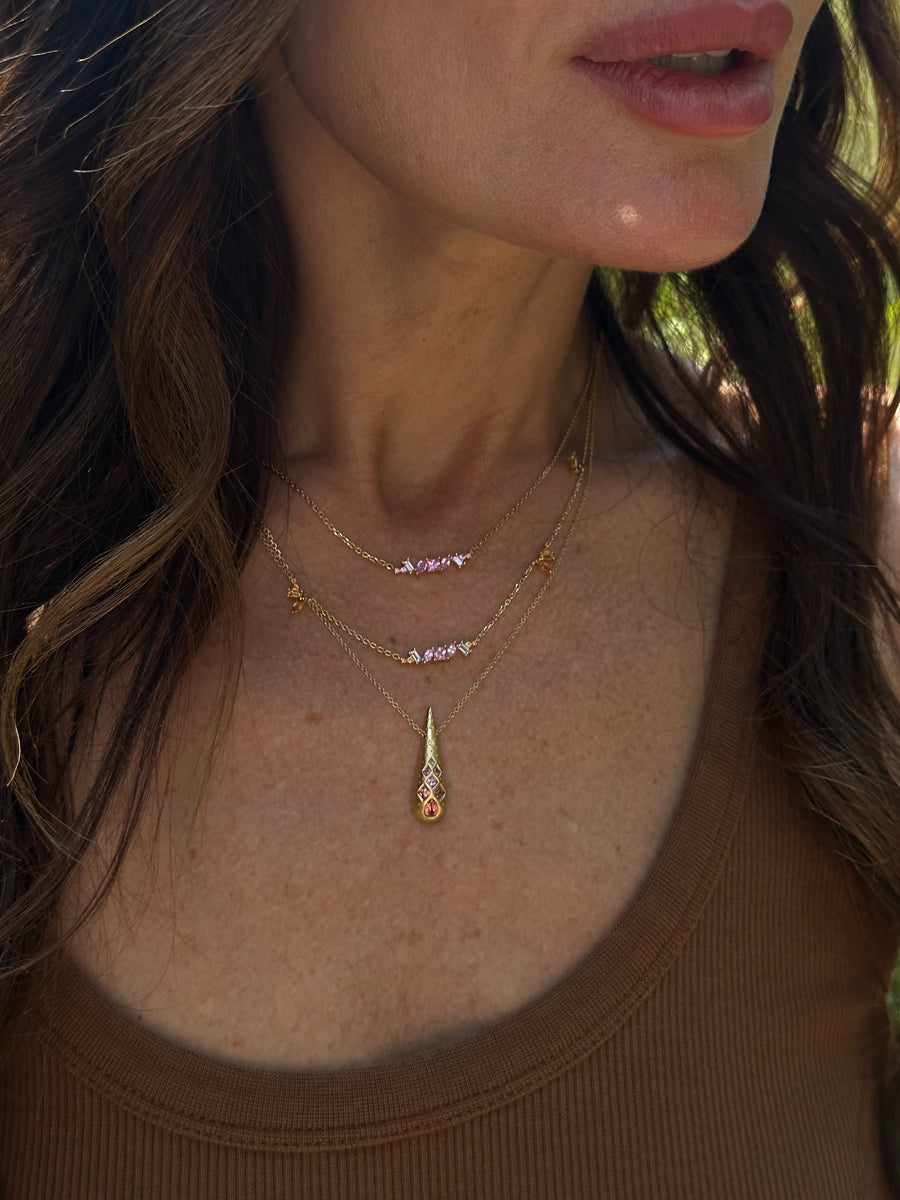 Sunset Drop Necklace
