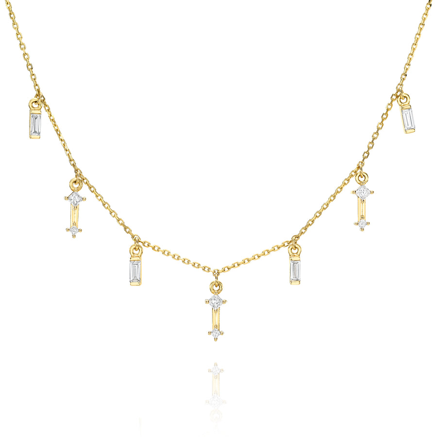 Light Ray Dangle Necklace