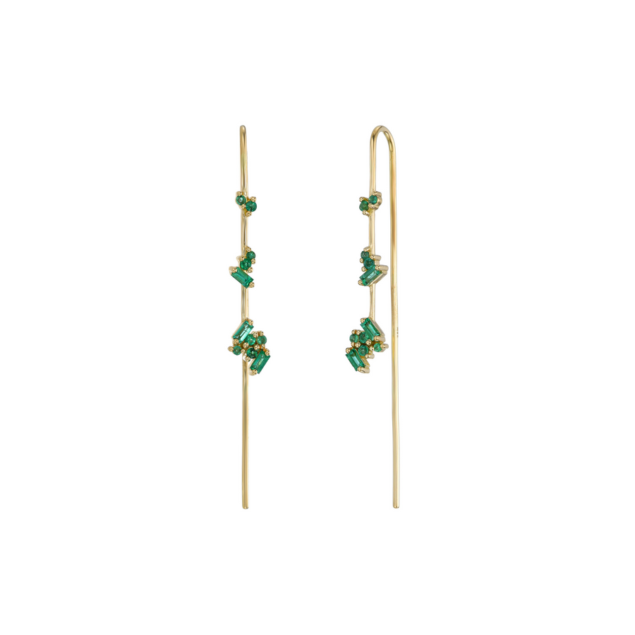 Luxe Emerald Threaders
