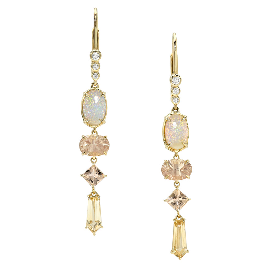 Sunlight on the Dunes Opal Earrings