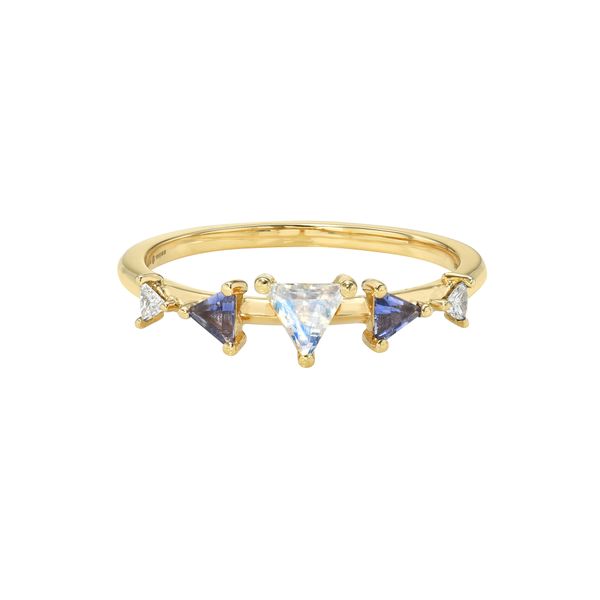 Moondance Triangle Stacking Ring