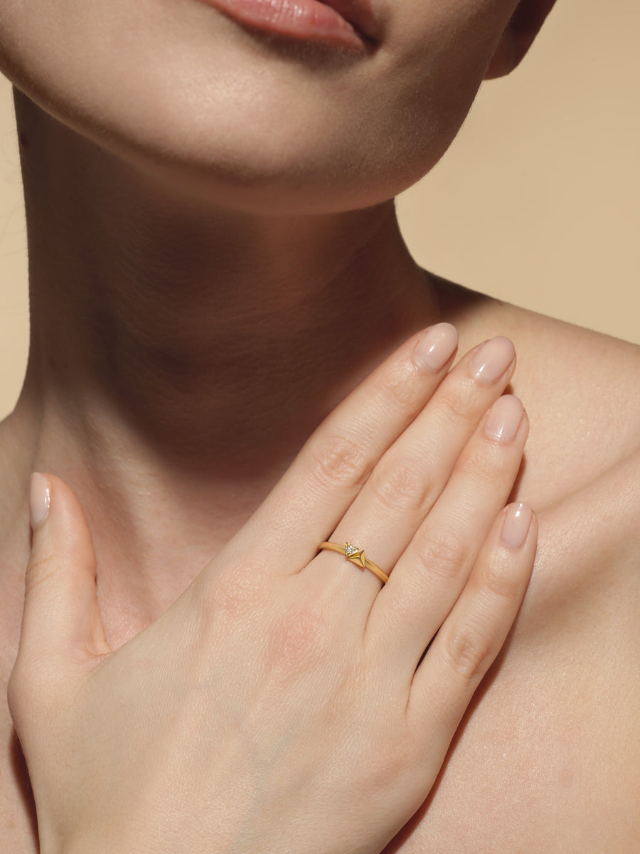 Summit Triangle Ring – Meredith Young Jewelry