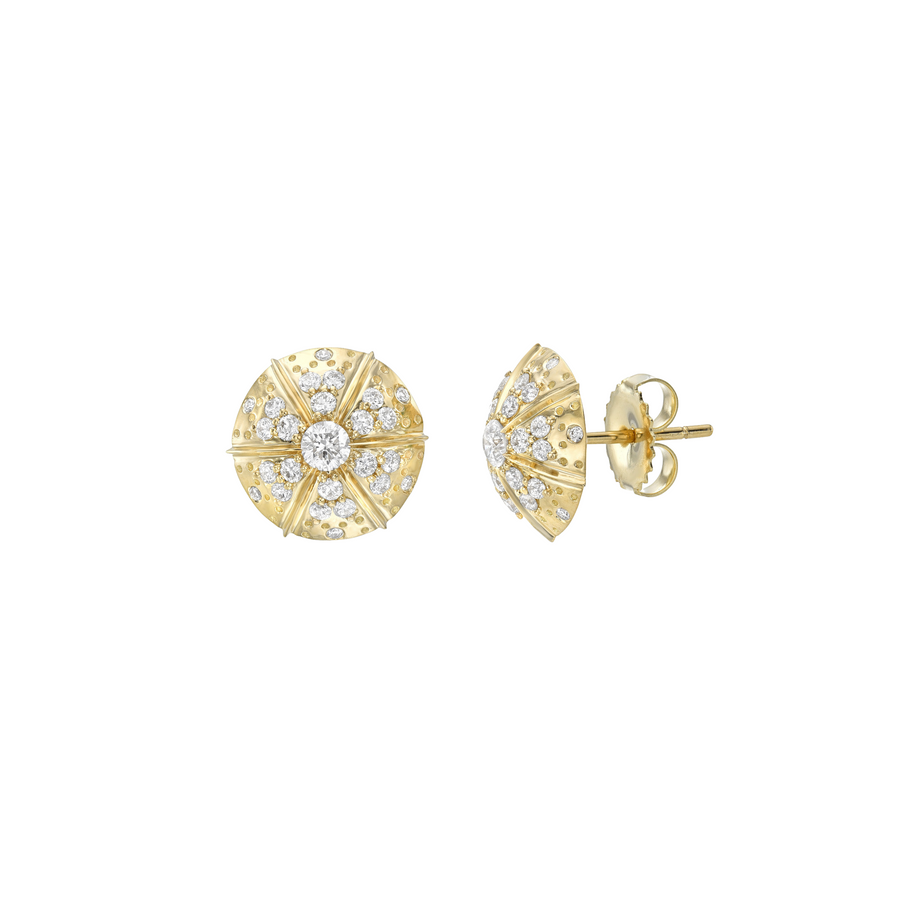 Button Earrings