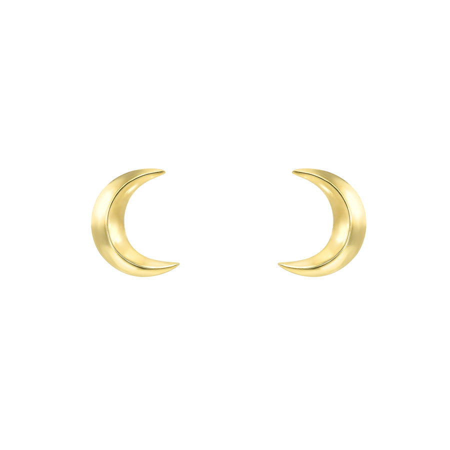 Moon Post Earrings