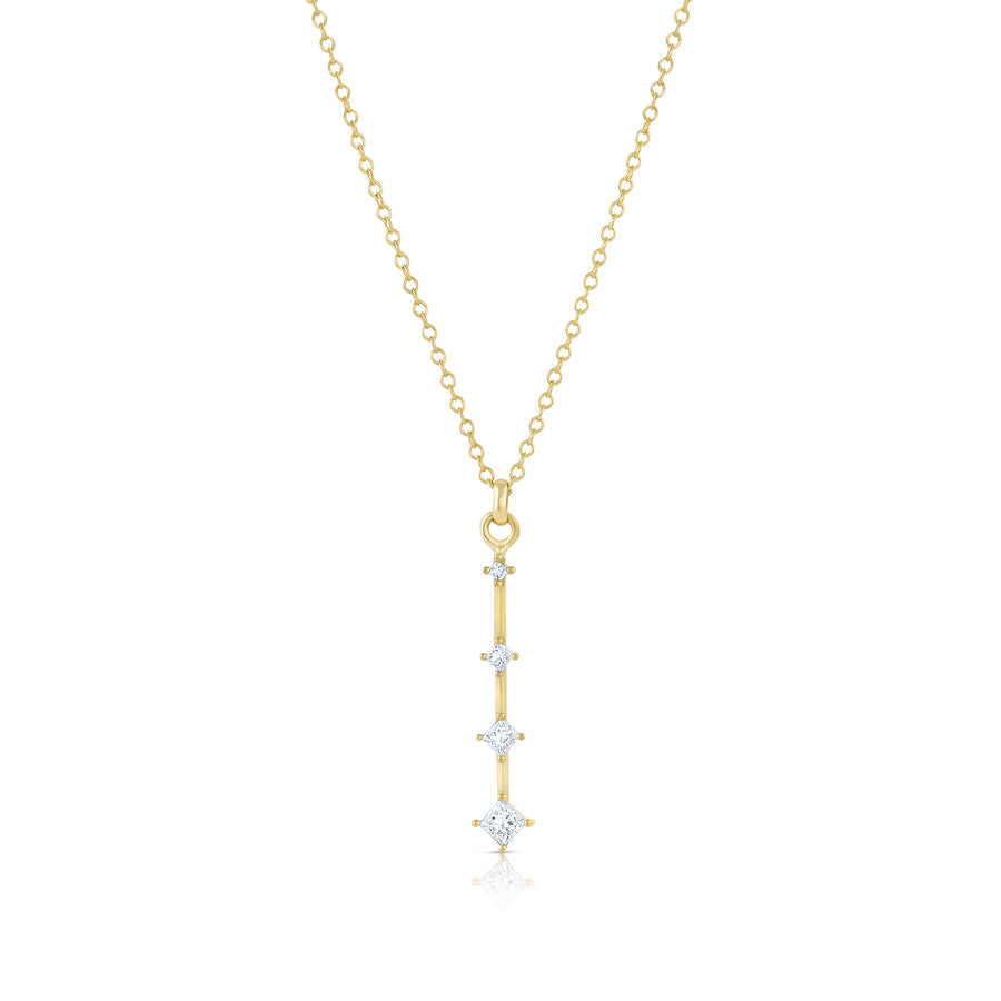 Diamond Light Beam Necklace