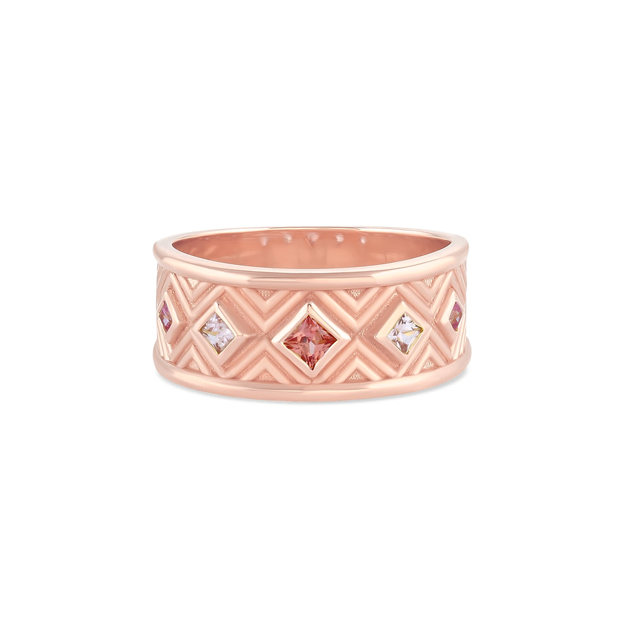 Pure Energy Band in Blush Sapphires
